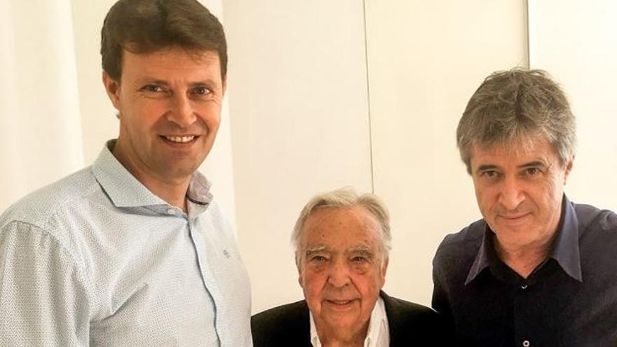 Toni Gallego, Pedro Ferrándiz y Daniel Adriasola