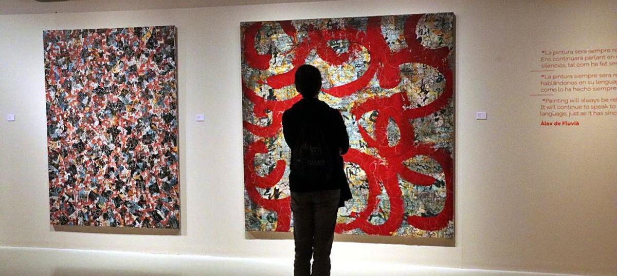 El Museu de Montserrat va tornar a rebre visitants, ahir, després d'un any
