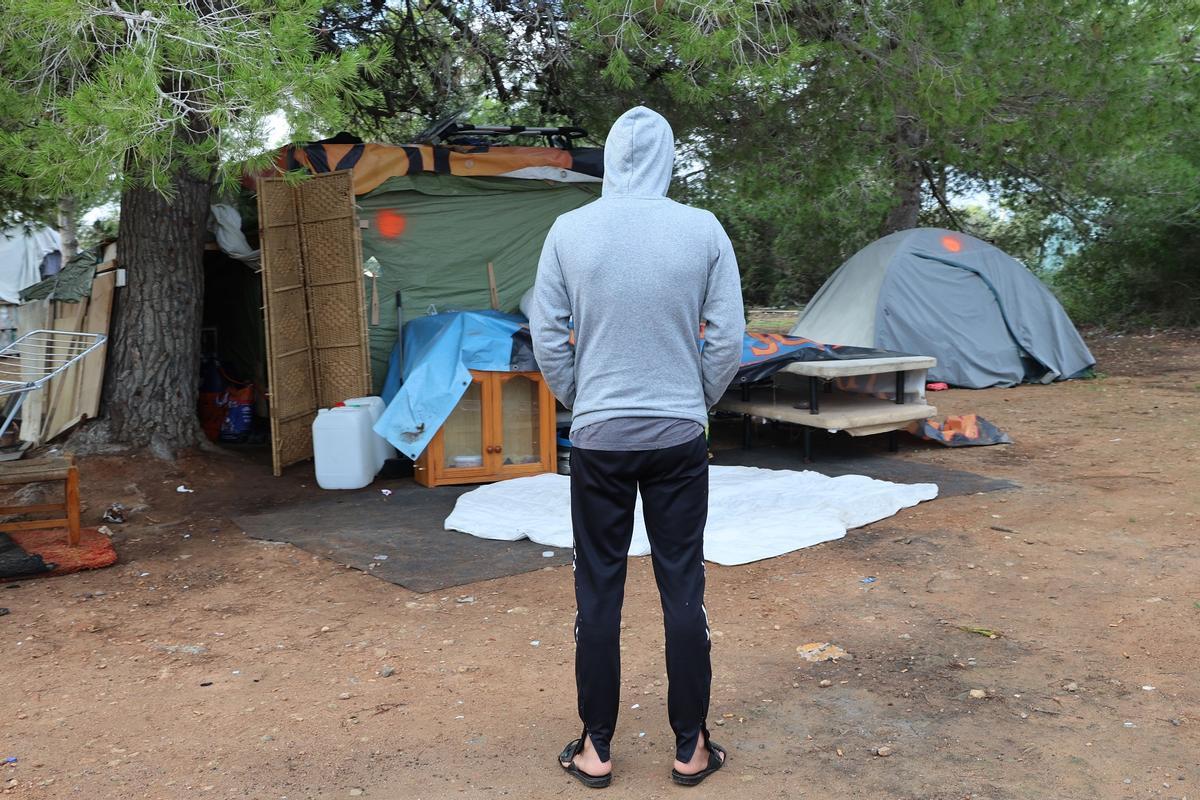 En Baleares cada vez proliferan más los campamentos de chabolas por la subida de la vivienda