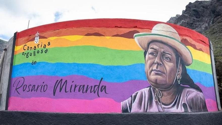 Mural de Rosario Miranda en Buenavista del Norte