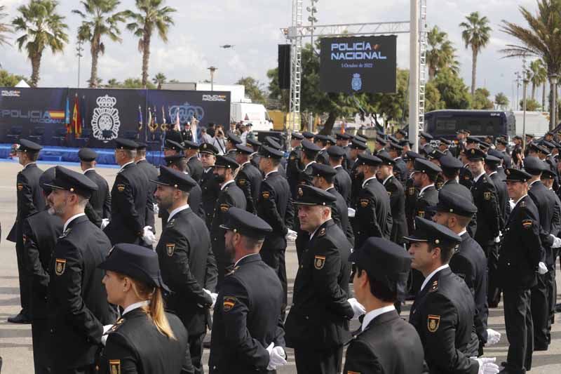 Celebración del día de la Policía Nacional en València