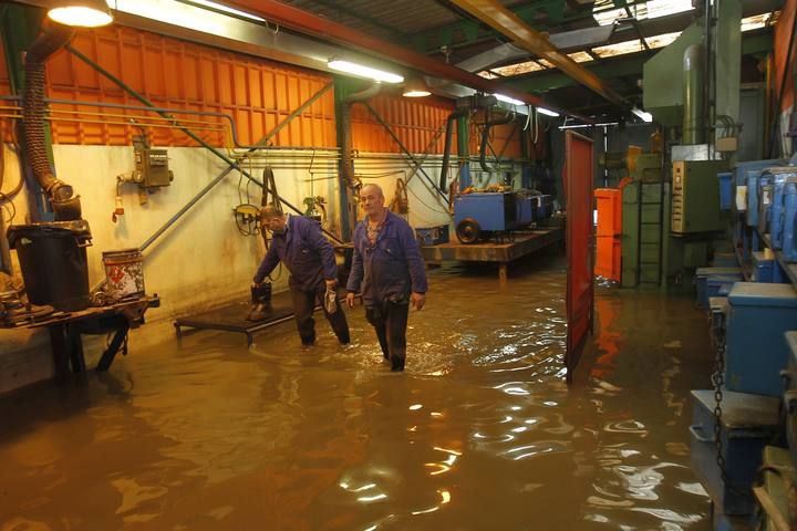 El temporal en Vigo