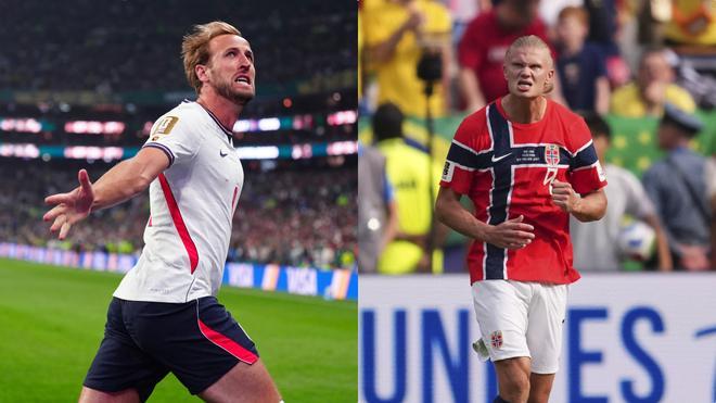 Haaland y Kane, el duelo que puede romper los cuartos entre Noruega e Inglaterra