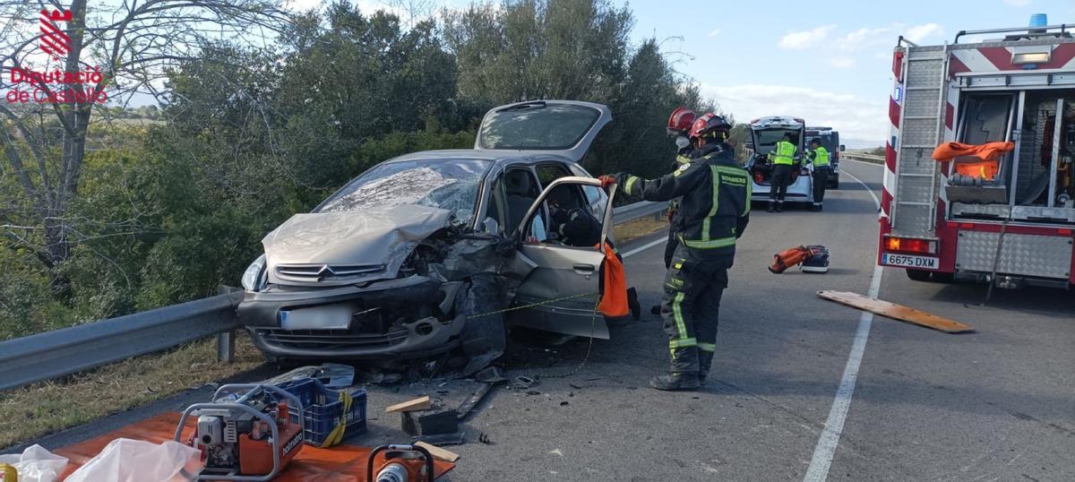 El accidente se ha producido este sábado por la tarde en Vinaròs.
