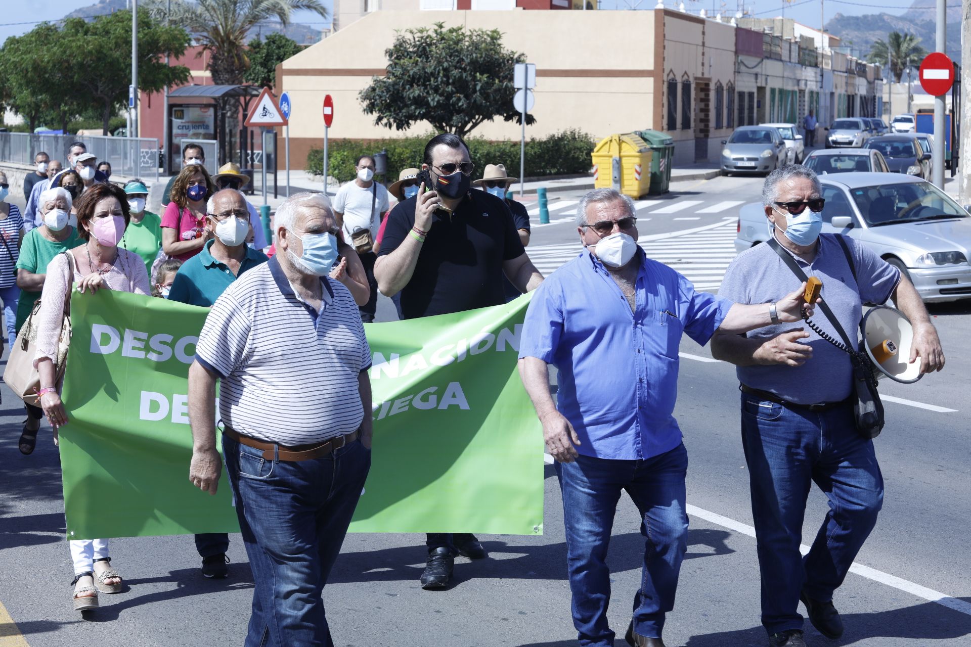 Protesta en Torreciega por la descontaminación del suelo