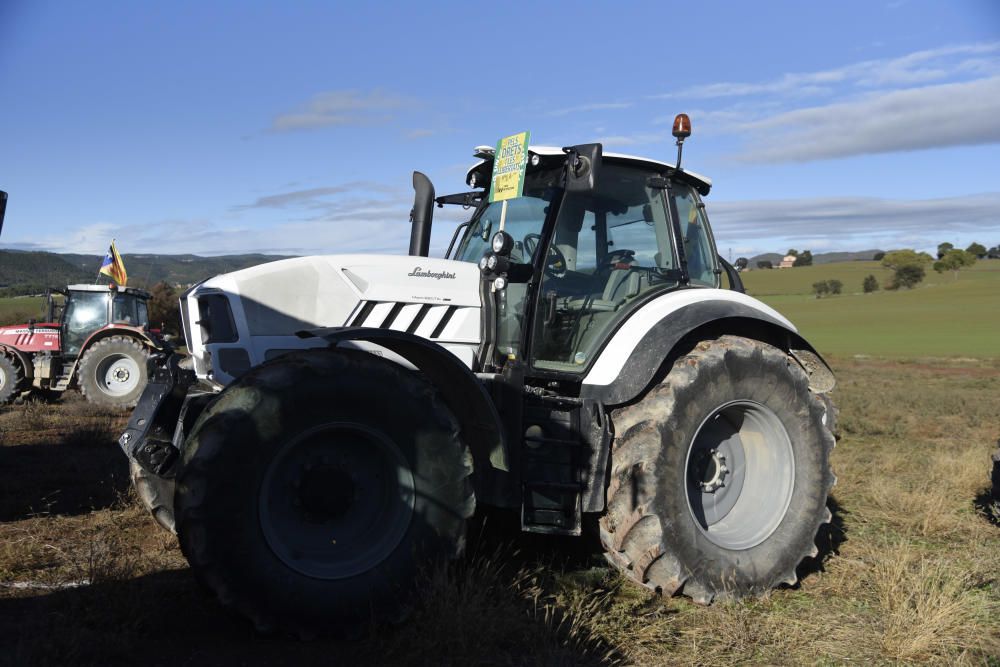 Tractorada a Lledoners.