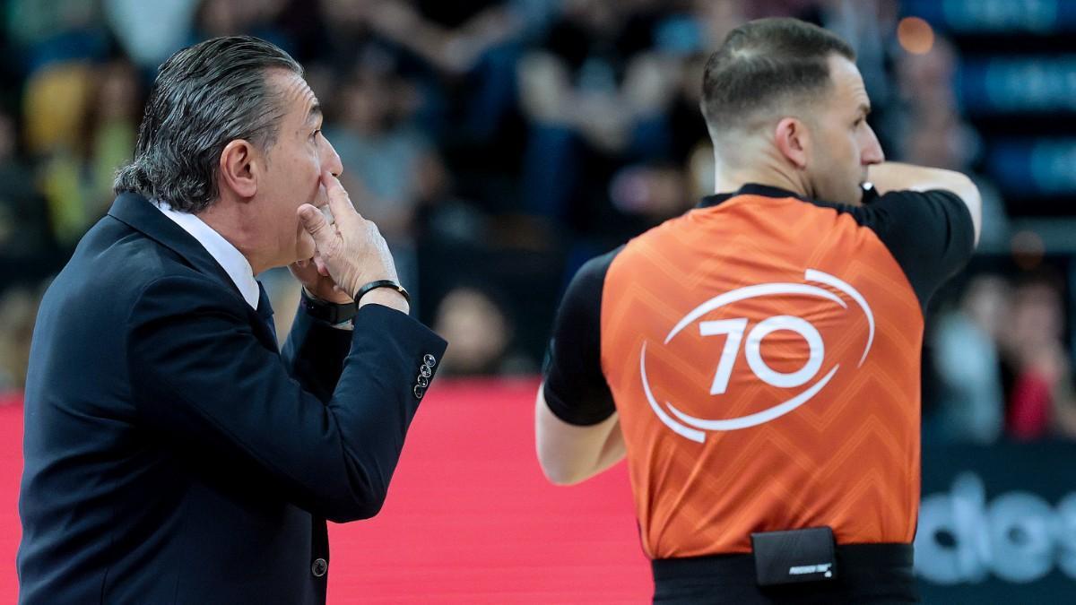 Sergio Scariolo, entrenador del Real Madrid