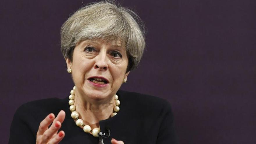 La primera ministra británica Theresa May.