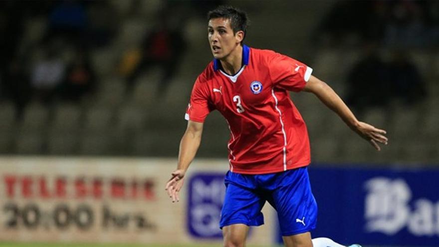 Roco, con la selección de Chile