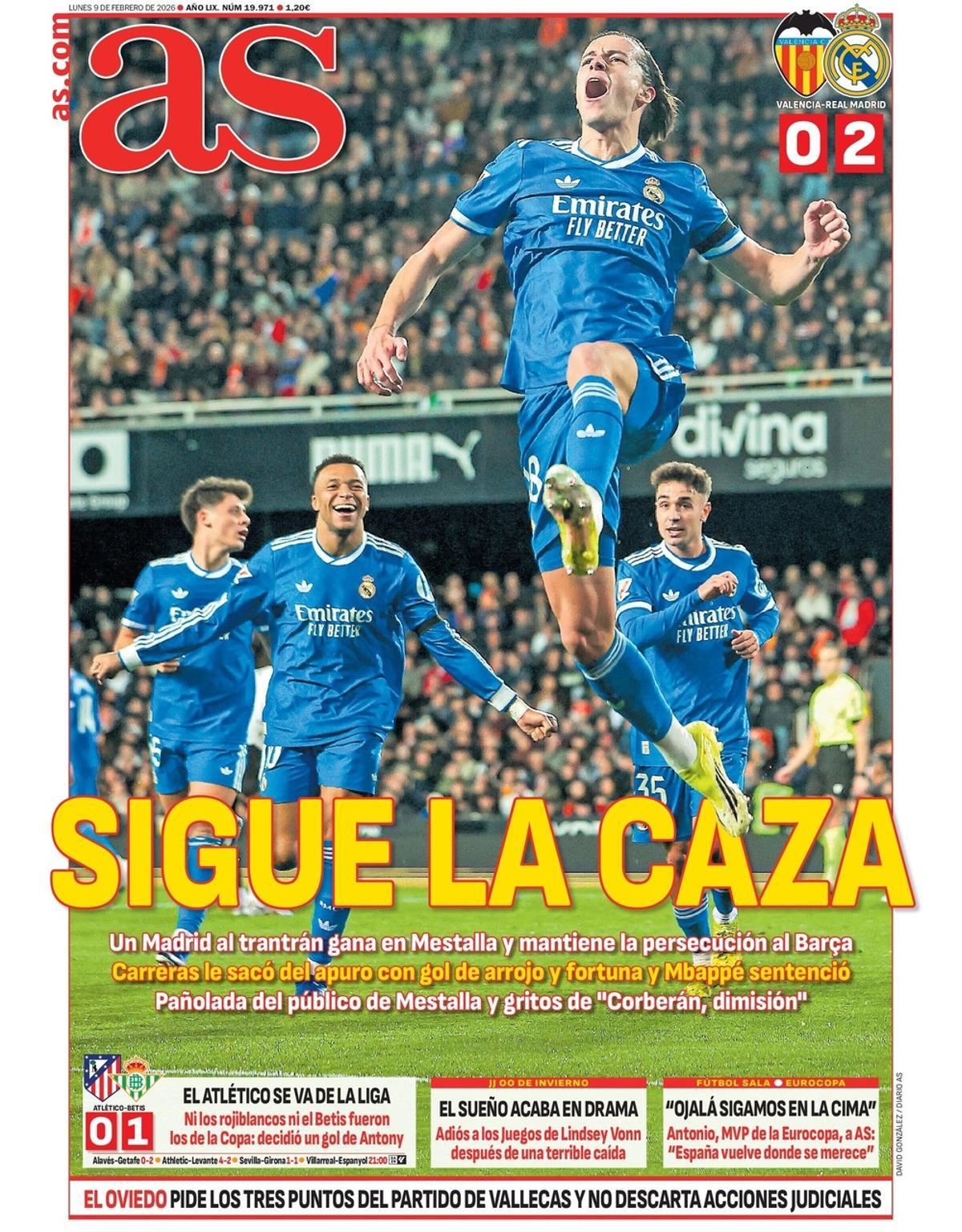 Estas son las portadas de la prensa deportiva de hoy