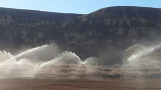 La CHE propone reducir la dotación de agua a los riegos de Aragón entre un 12% y un 15%