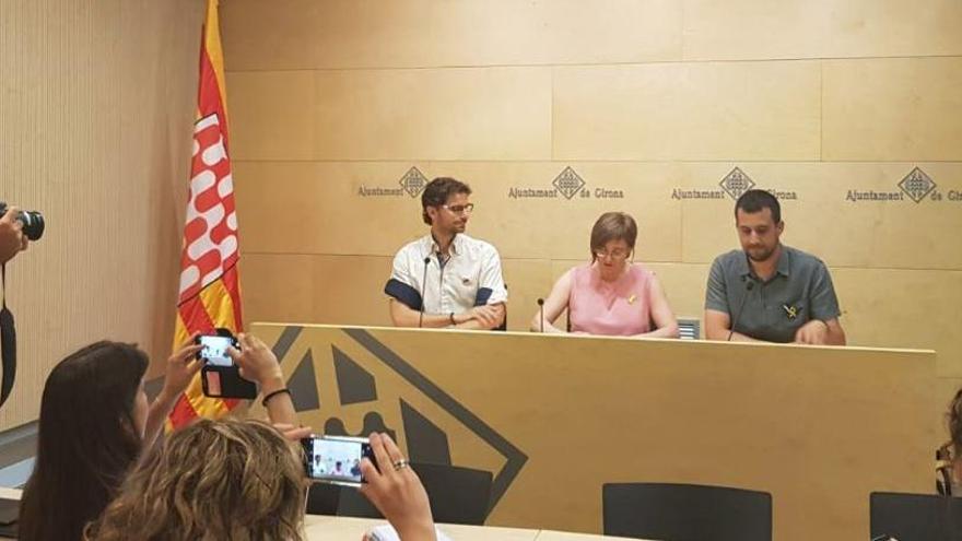 Roda de premsa d&#039;avui a l&#039;ajuntament de Girona