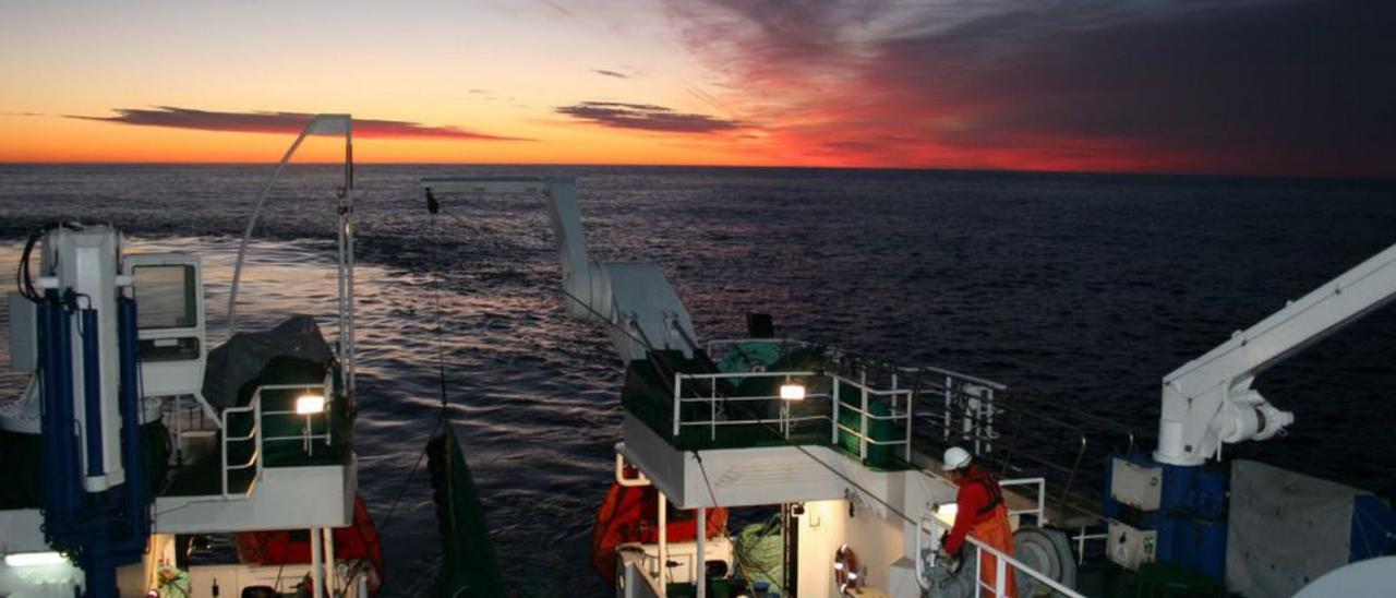 Trabajos a bordo del buque oceanográfico “Vizconde de Eza”. | Agencias