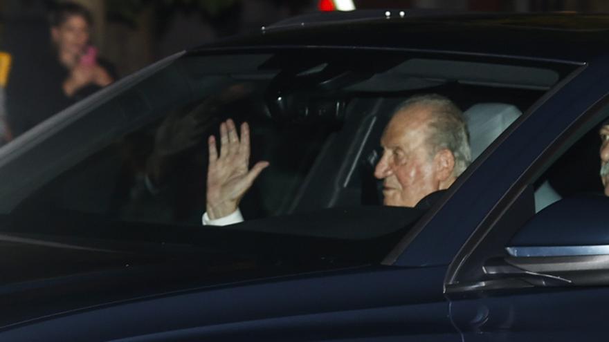 Juan Carlos I acude a la celebración familiar por el cumpleaños de Leonor