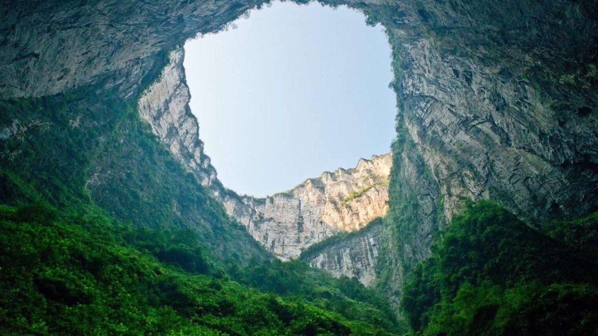 Así es el mayor foso natural del mundo