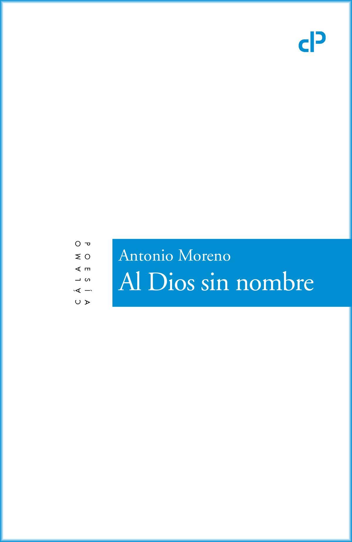 Portada del libro de Antonio Moreno