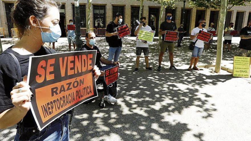 El veto al ocio nocturno pone en jaque a 3.000 familias aragonesas