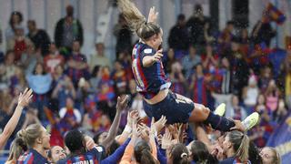 El Barça se proclama campeón de Liga F en el retorno de Alexia Putellas (3-0)