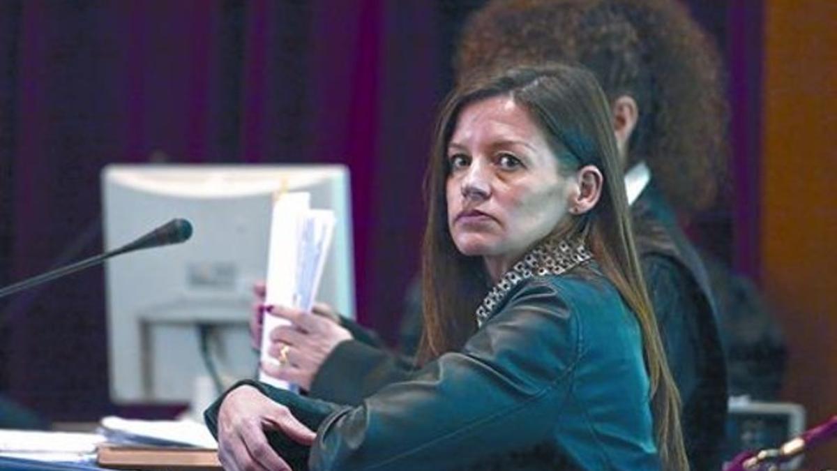 María Ángeles Molina, 'Angie', durante el juicio celebrado en la Audiencia de Barcelona