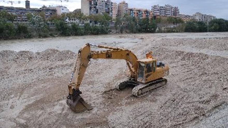 Las máquinas saldrán del cauce del Ebro la próxima semana