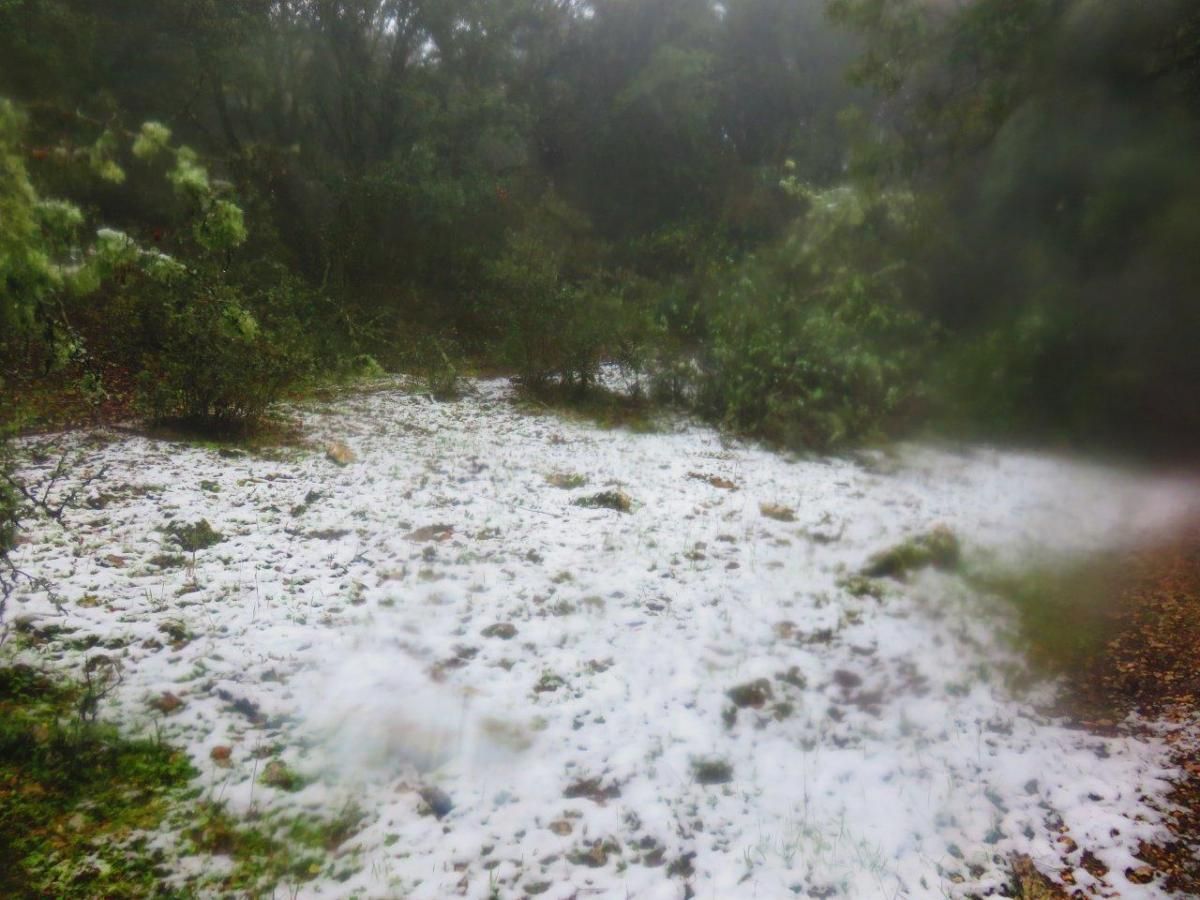 Nieve en la provincia de Córdoba