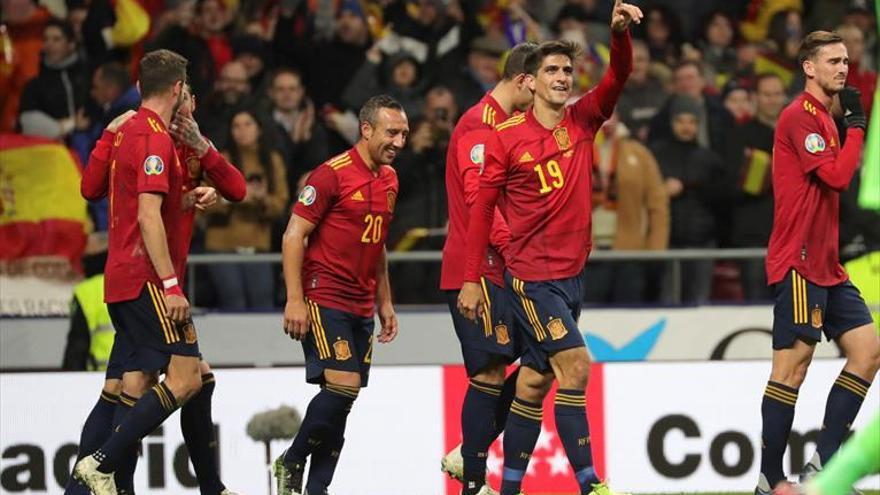 Gerard Moreno lidera la goleada de España y apunta a la Euro