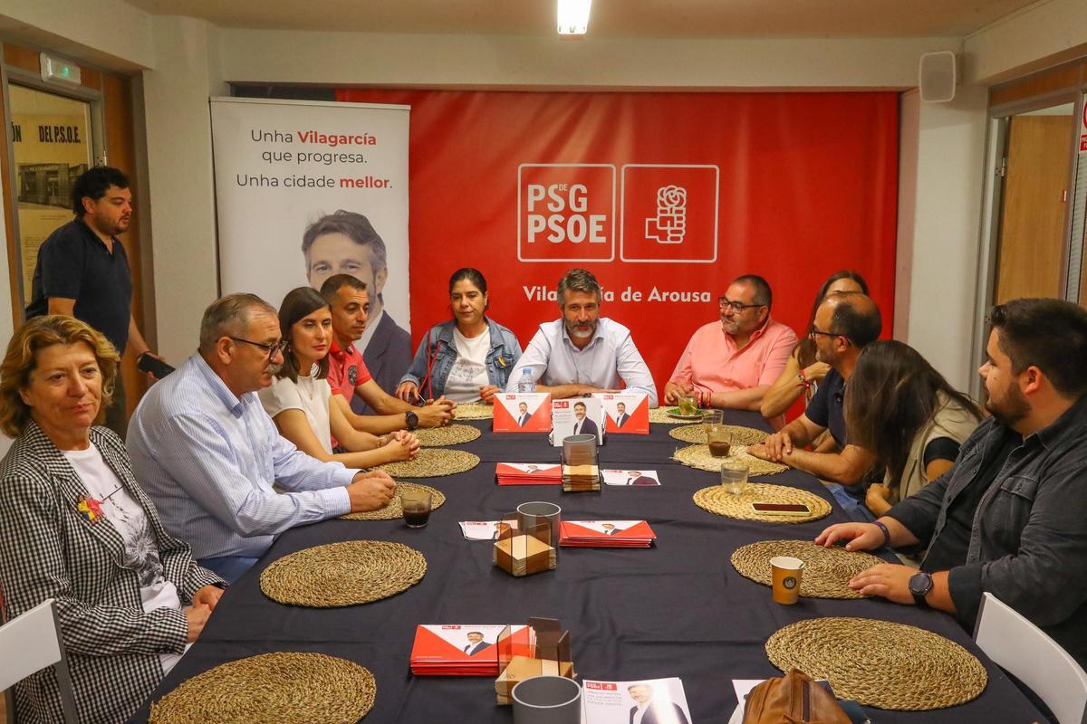La intervención de Varela y sus más directos colaboradores, ayer.