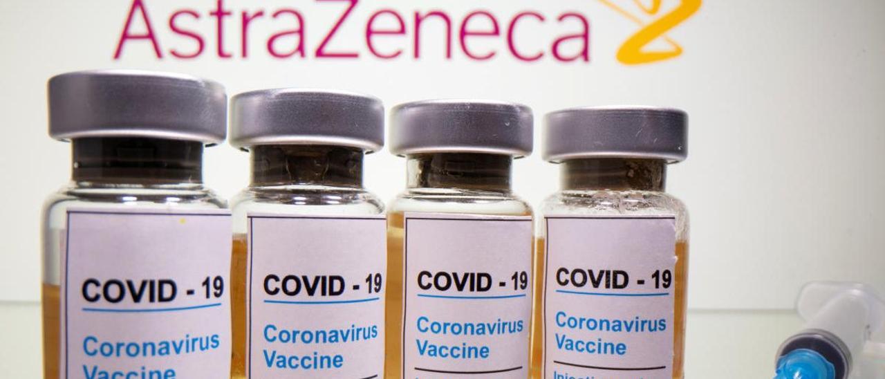 Un lote de la vacuna AstraZeneca.