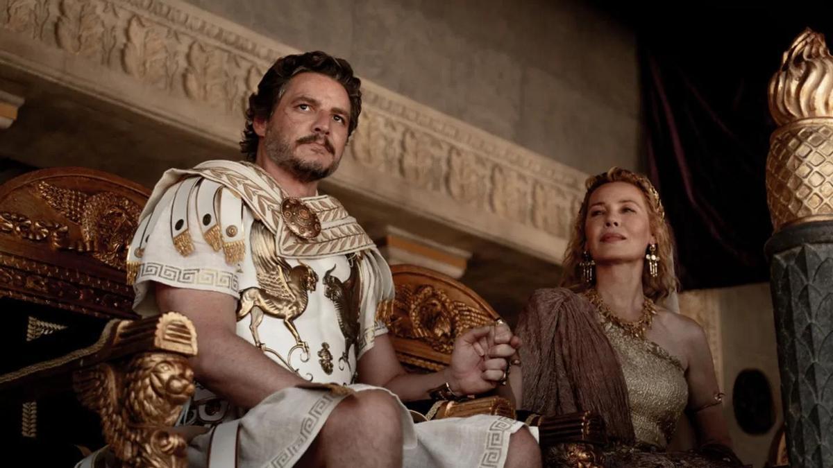 Pedro Pascal en 'Gladiator II' de Ridley Scott.
