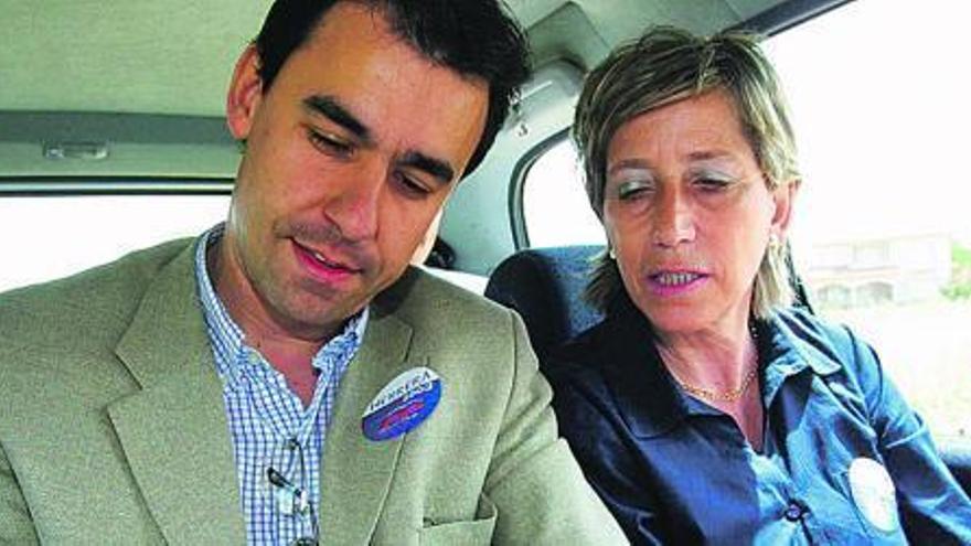 Fernando Martínez Maíllo prepara una campaña electoral junto a Elvira Fernández.