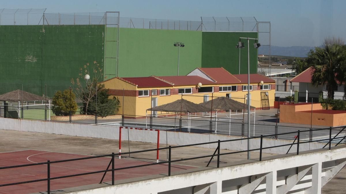 Imagen de archivo de las instalaciones deportivas de Vallada, que han recibido una de las inversiones.