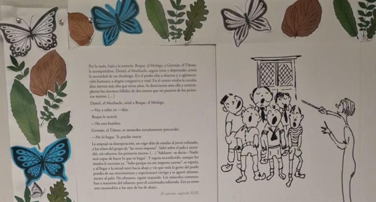 Detalle de uno de los dibujos creados por Miguel Delibes para «El camino». | cedida