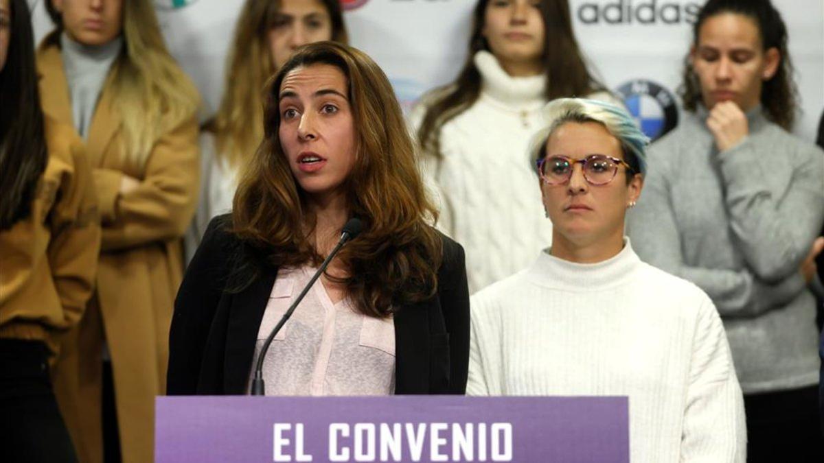 Ainhoa Tirapu, representante de las jugadoras.