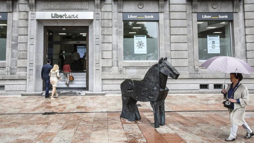 Oficina central de Liberbank en Oviedo