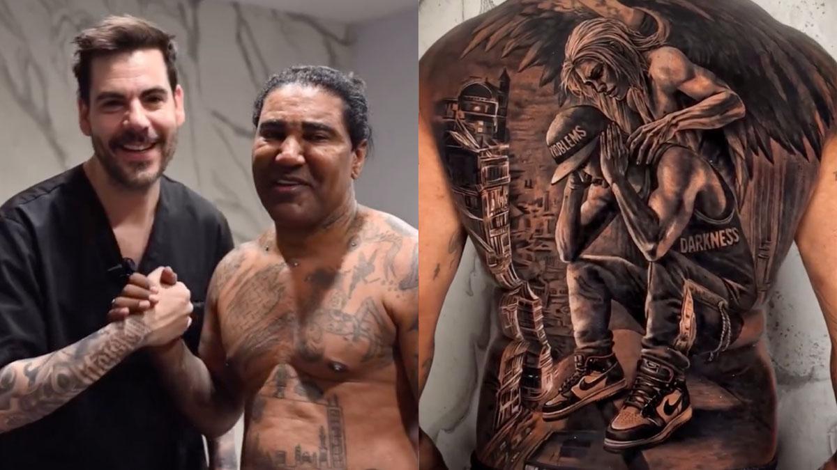 Tatuaje a Omega El Fuerte