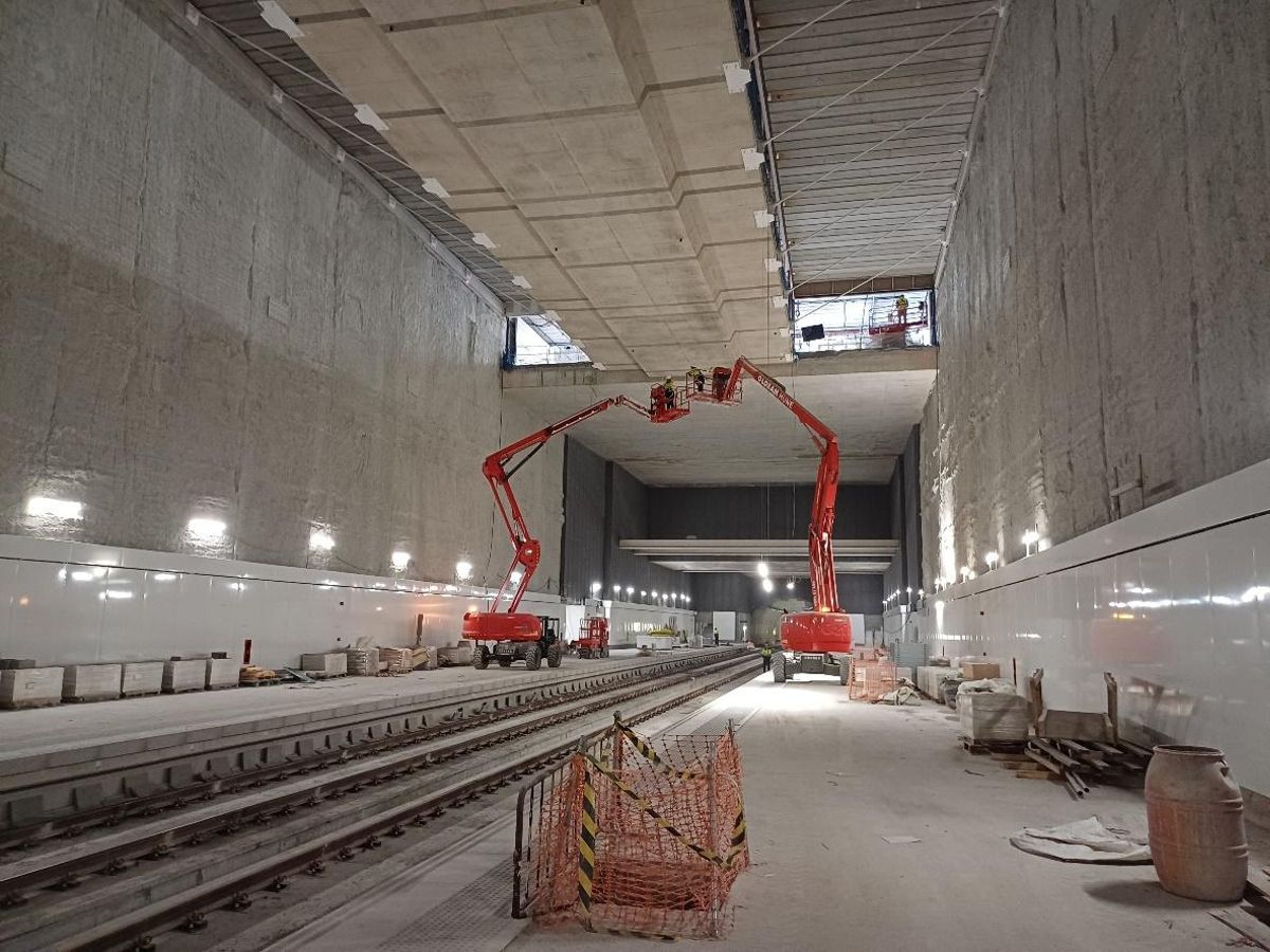 El Ministerio de Transportes ejecuta el acceso ferroviario a la T1 del aeropuerto de Barcelona-El Prat