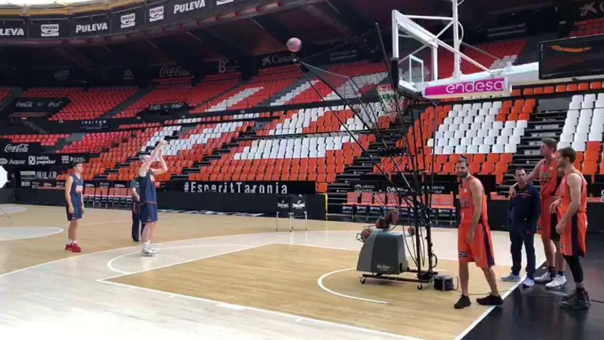 Novedad en el entrenamiento del Valencia Basket