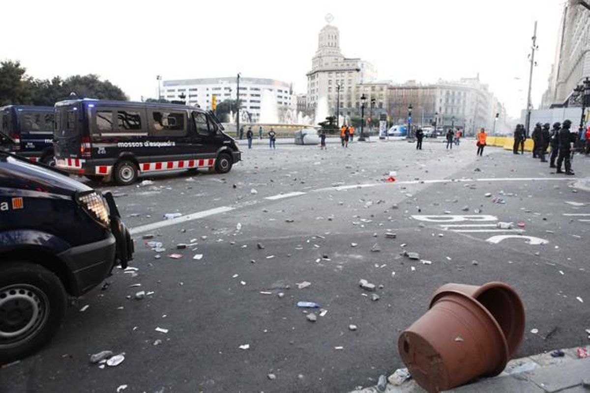 Los incidentes del 29-M, vistos por Josep Garcia.