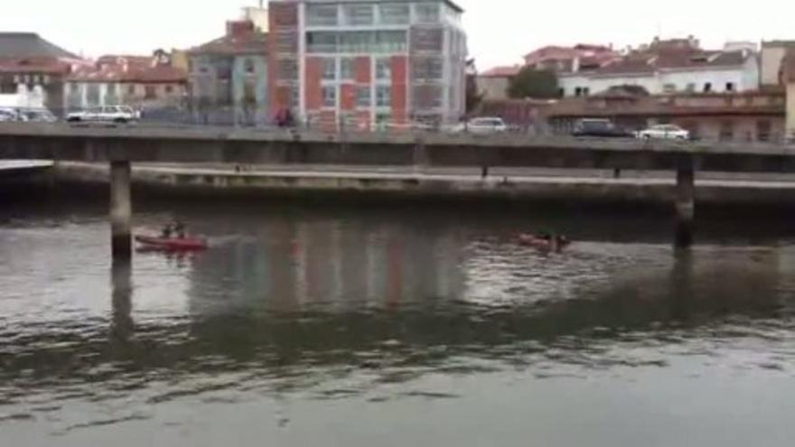 Búsqueda de un hombre desaparecido en la ría de Avilés