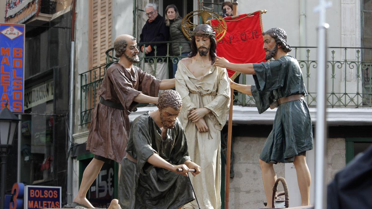 ZAMORA SEMANA SANTA 2015 , VIERNES SANTO , PROCESION DE JESUS NAZARENO , VULGO CONGREGACION PASO DE LA DESNUDEZ