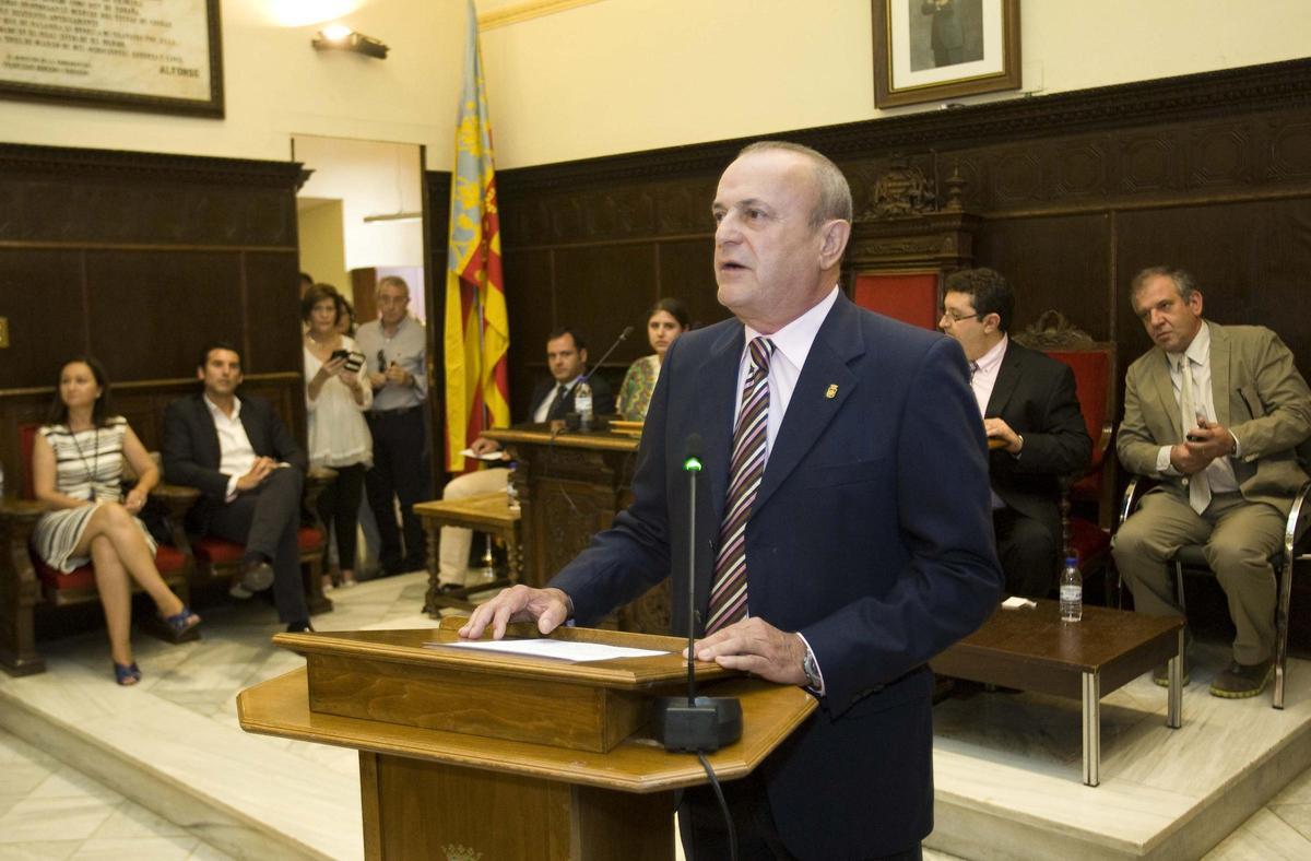 Francisco Crispín, en una intervención en el pleno.