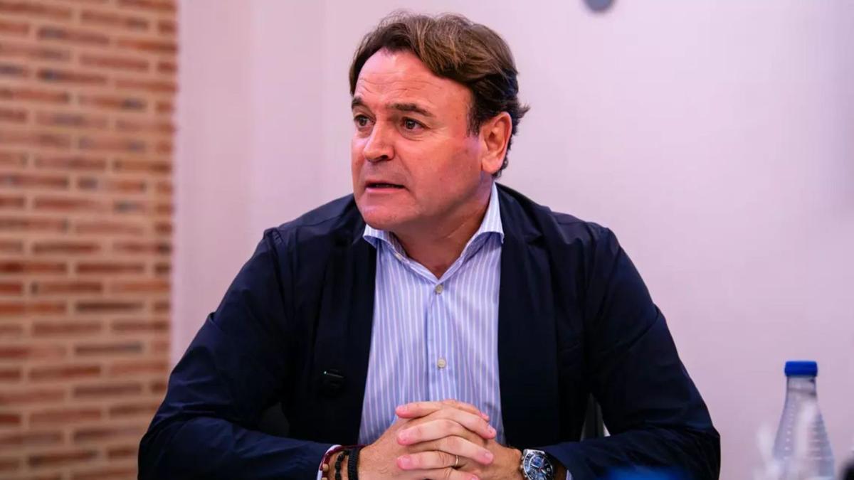 José Danvila, ayer, durante un encuentro con los medios de comunicación