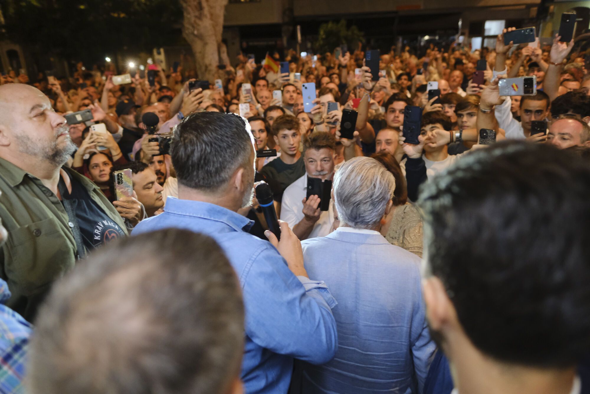 Acto de Santiago Abascal en el Círculo Mercantil