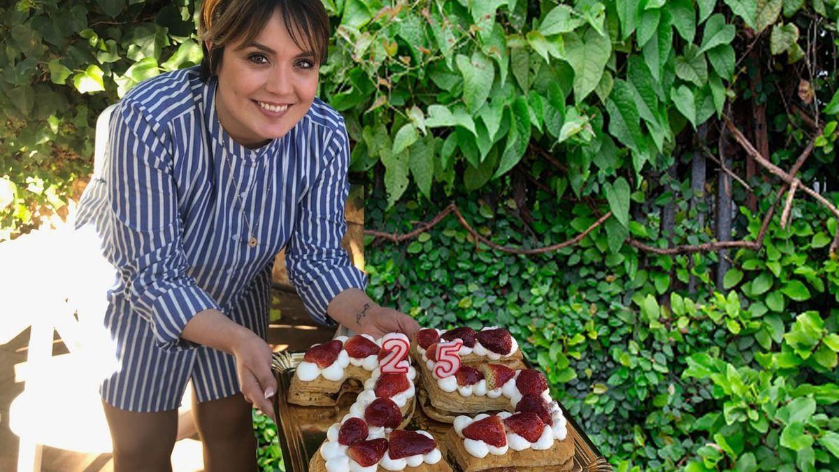 Marta Calvo en su 25 cumpleaños, el último que cumplió y celebró con su familia antes de su asesinato. LEVANTE-EMV