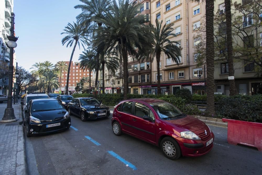 Colapso en Reino de Valencia por el carril bici