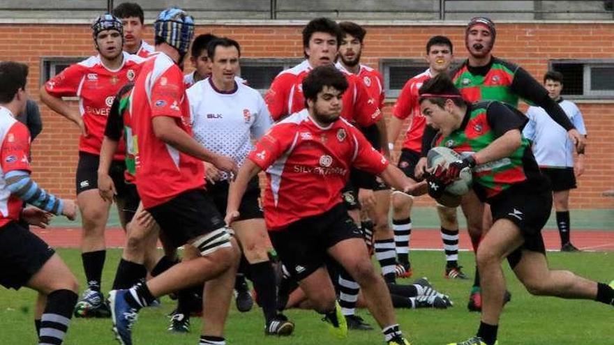 Los juniors del Zamora RC en un partido reciente.