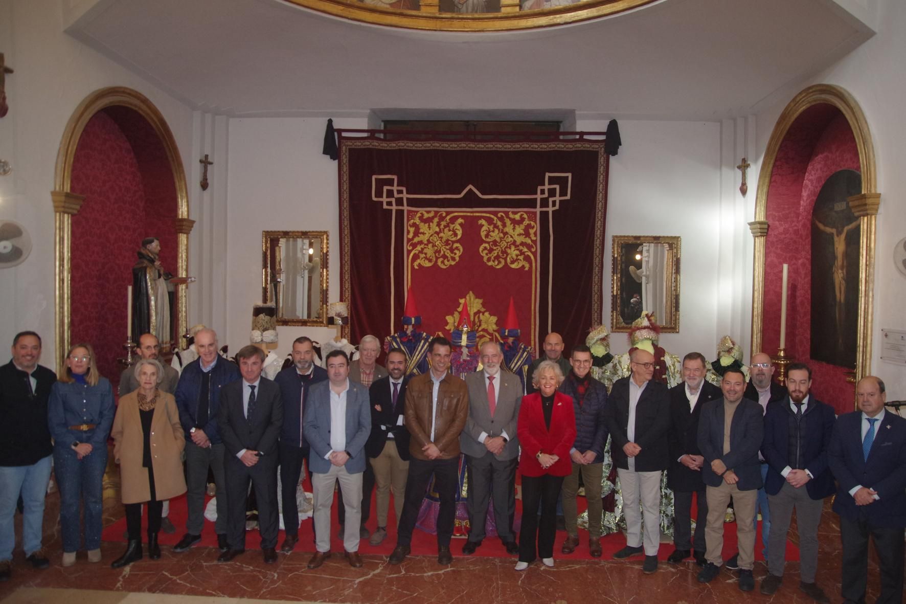 Presentación de los trajes de los Reyes Magos para la Cabalgata de Málaga