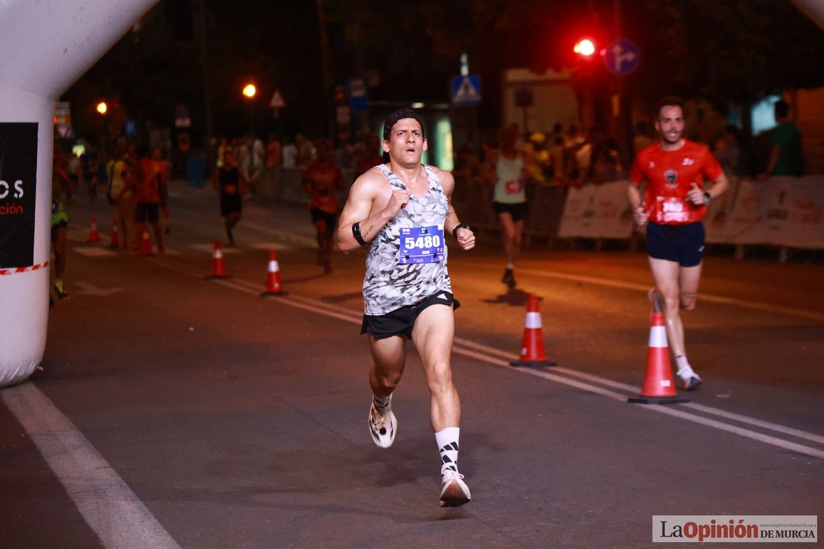 Las mejores imágenes de la carrera nocturna de Murcia