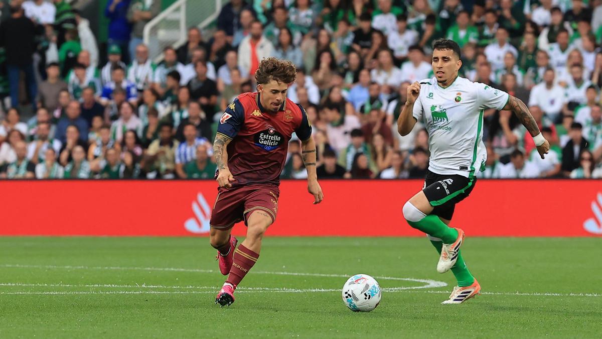 Mario Soriano, durante el partido
