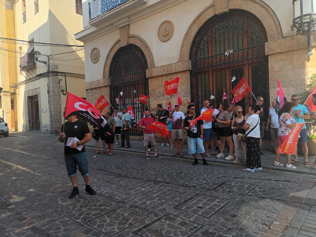 Una de las protestas realizadas recientemente por plantilla de la SAG.